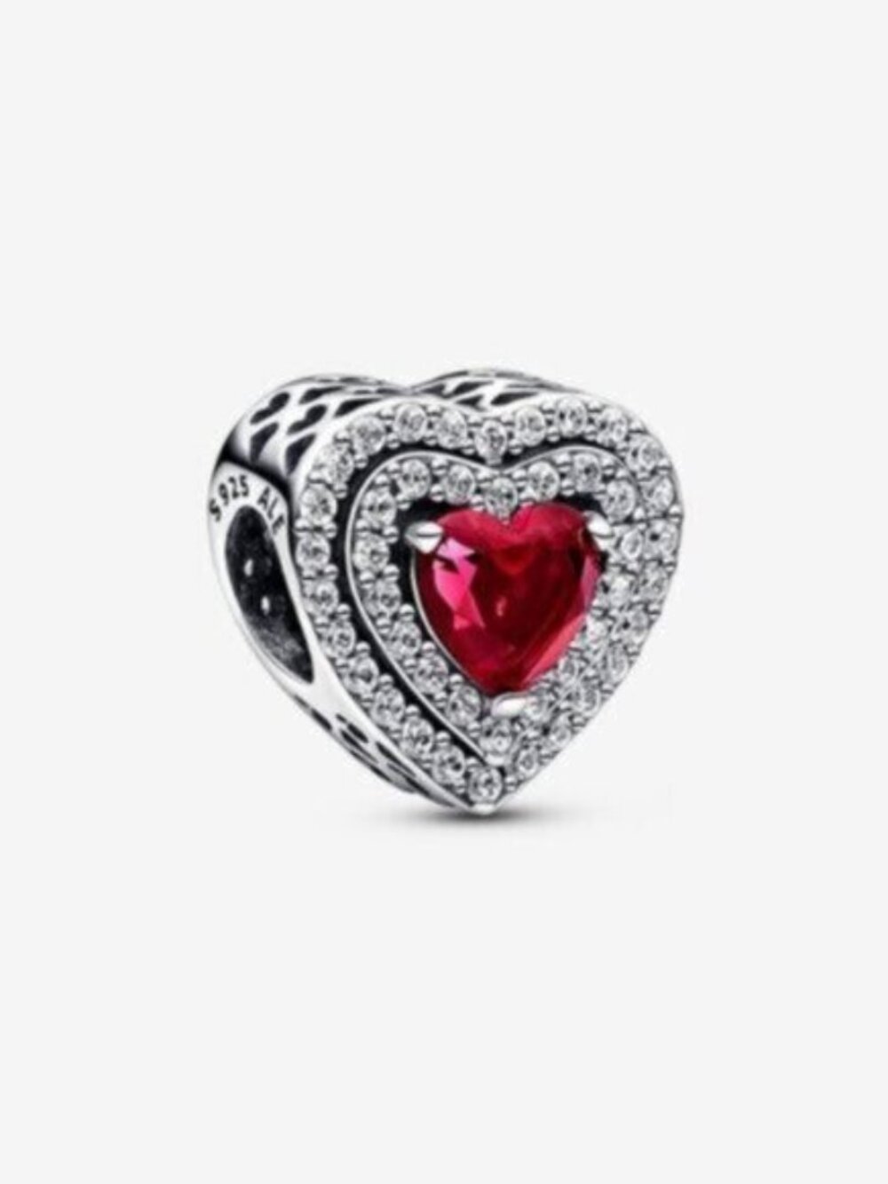 Pandora Sparkling Levelled Heart Charm